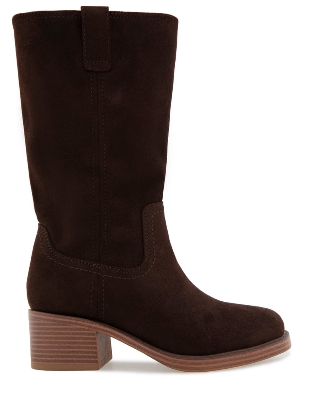 Unionbay Maude Brown Faux Suede Pull-On Boots Size 7 NWT - Picture 3 of 9